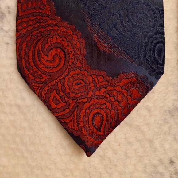 Wembley set of 2 vintage Wemlon Fabric neckties - Picture 4 of 8